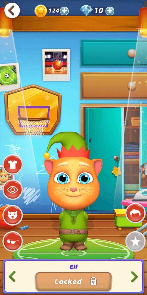 Virtual Pet Tommy - Cat Game Captura de pantalla 1