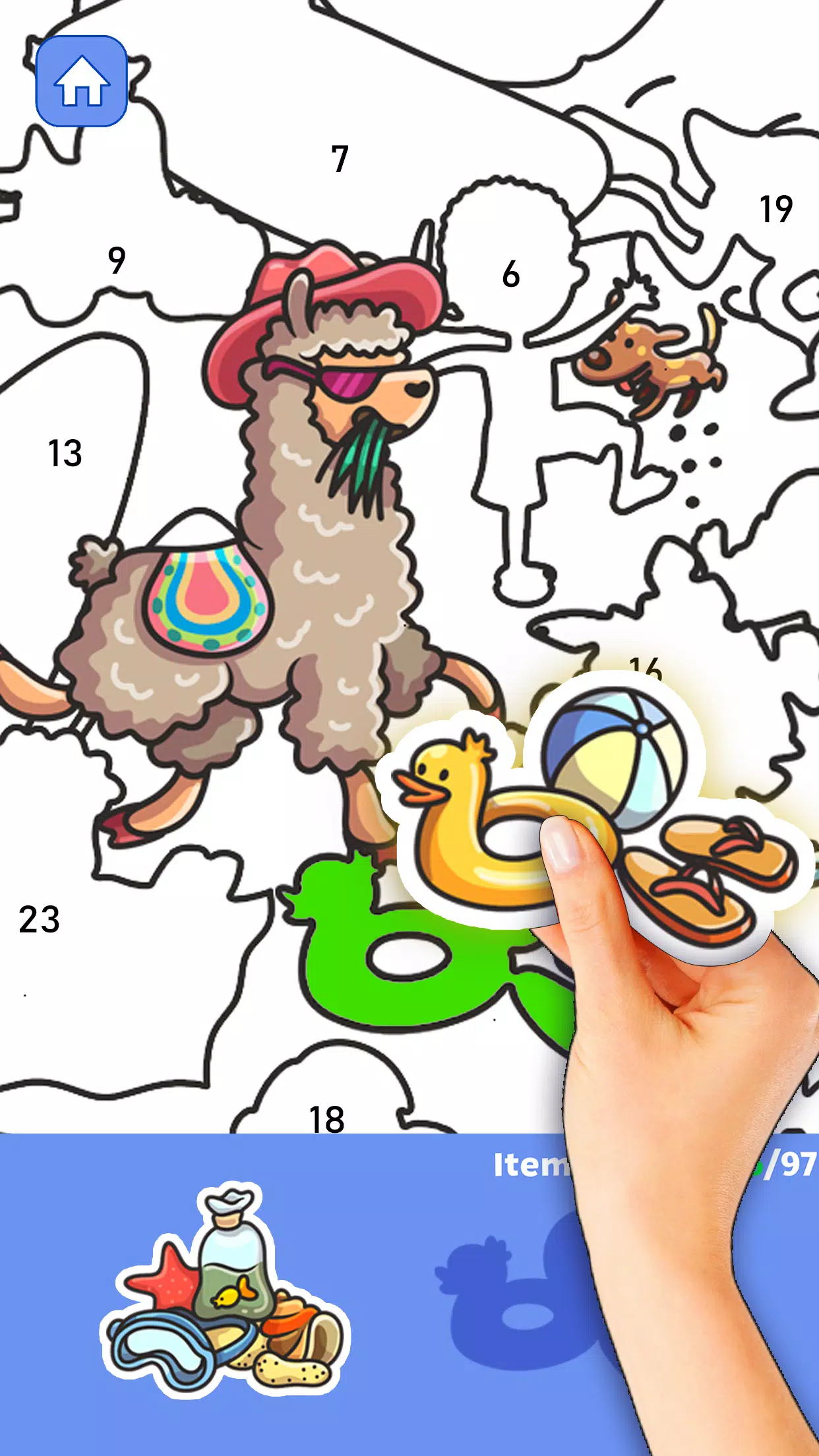 Sticker Book - Art of Puzzle Captura de tela 2