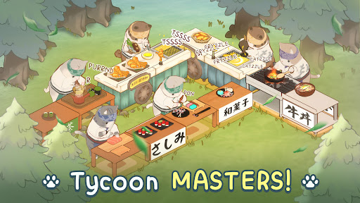 Cat Garden Food Party Tycoon Tangkapan skrin 2