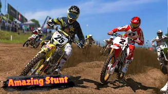 Motocross Stunt Bike Racing 3d Zrzut ekranu 0