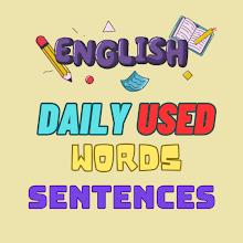 daily use english words