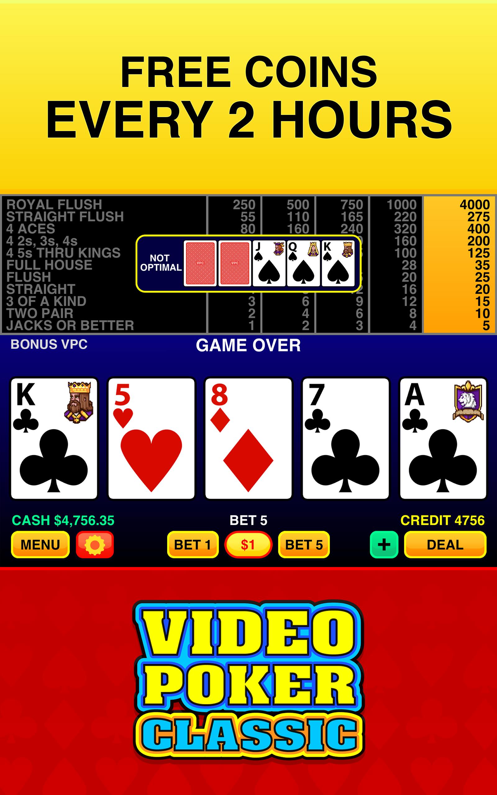 Video Poker Classic ® Schermafbeelding 3