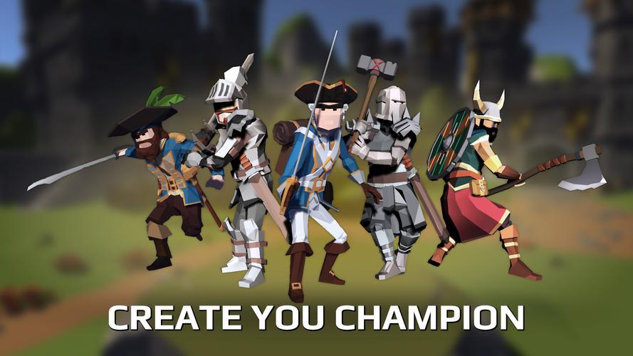 Slash Polygon: Medieval PVP Captura de pantalla 0