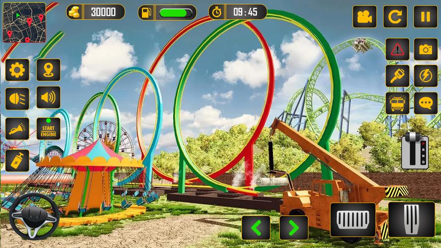 Roller Coaster Builder Game Ảnh chụp màn hình 3