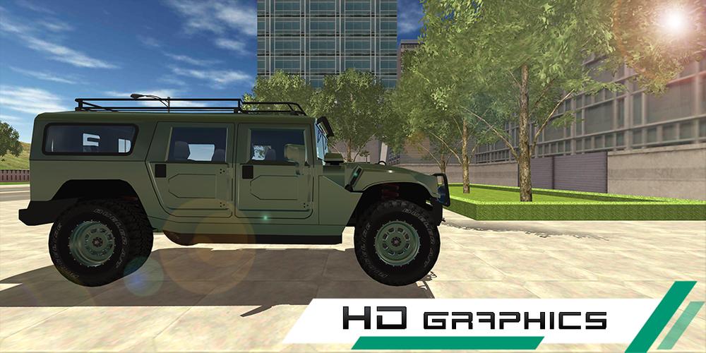 Hummer Drift Car Simulator ဖန်သားပြင်ဓာတ်ပုံ 1