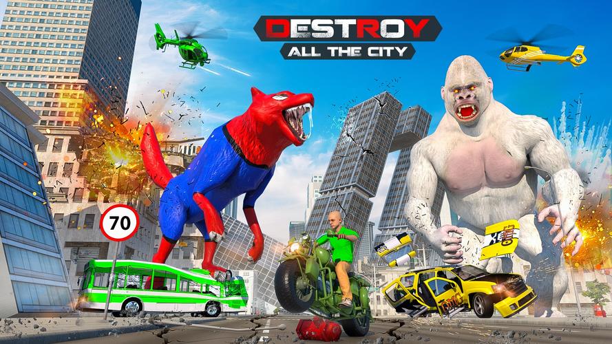 Giant Gorilla Bigfoot Monster Ekran Görüntüsü 1