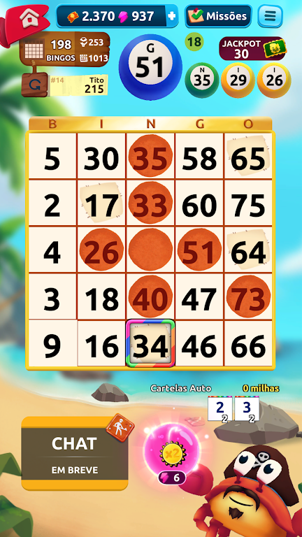 Bingo Bloon - Free Game - 75 Ball Bingo 스크린샷 1