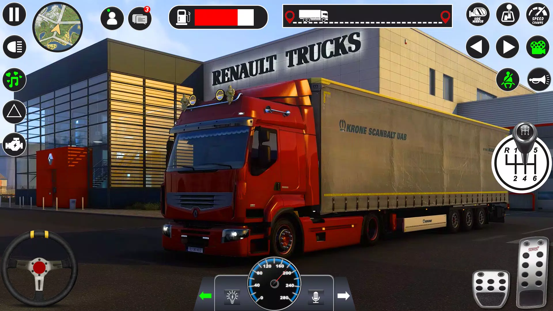 Euro Cargo Truck Simulator 3D Captura de tela 2