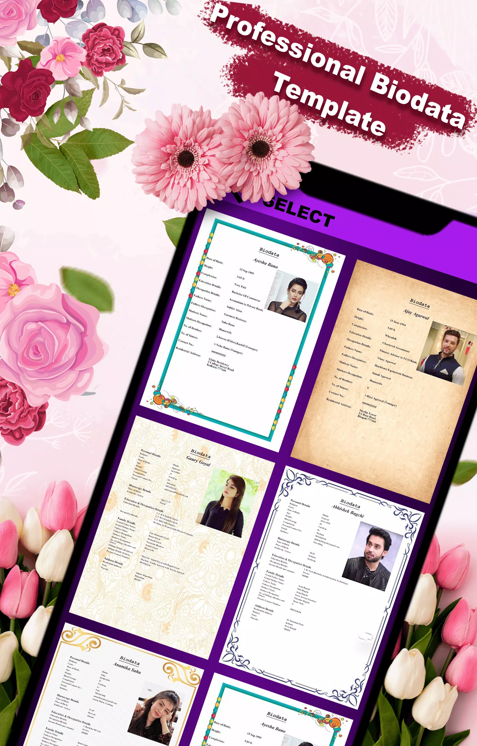 Marriage Biodata Maker应用截图第0张