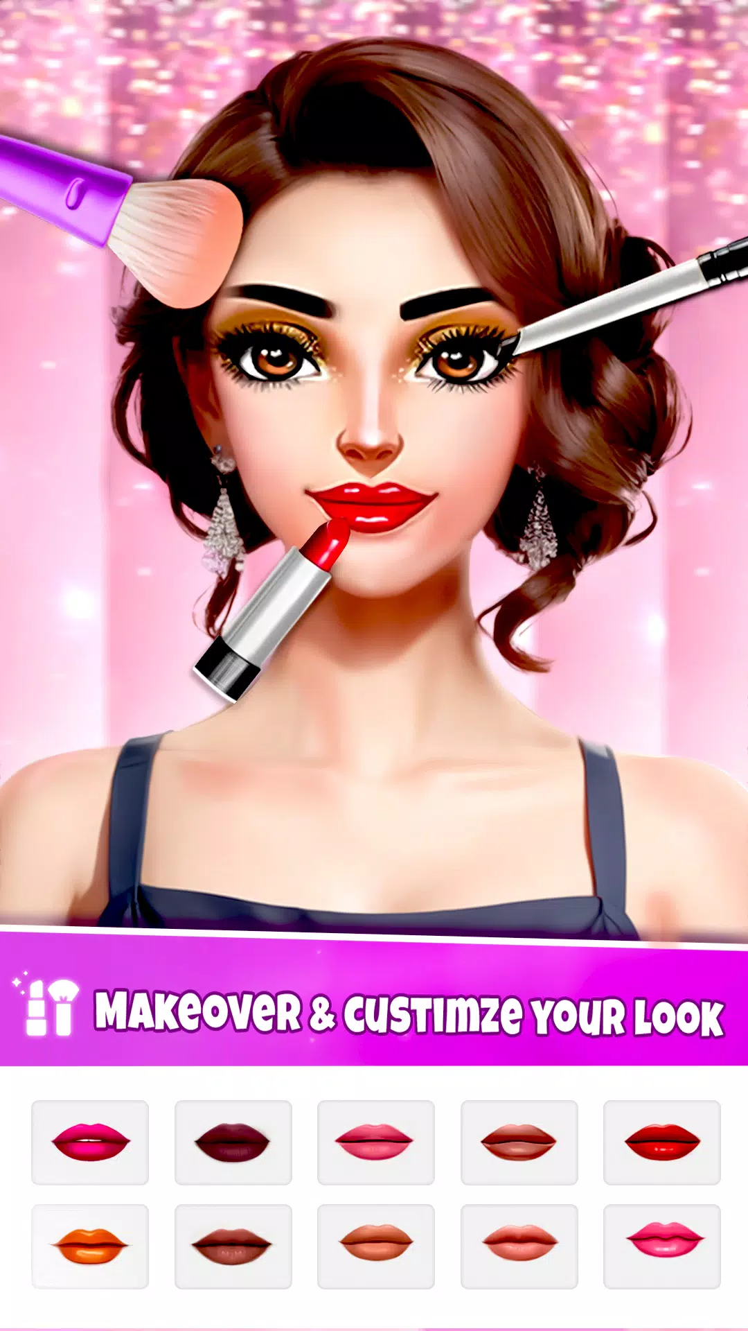 Fashion Dress Up, Makeup Game Captura de pantalla 0