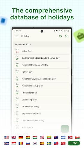 Holiday Calendar স্ক্রিনশট 2