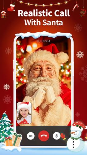 Santa Prank Call: Fake video ဖန်သားပြင်ဓာတ်ပုံ 3