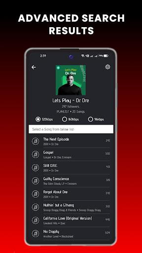 GetMp3 - Mp3 music downloader Скриншот 1