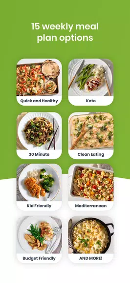 eMeals - Meal Planning Recipes Ekran Görüntüsü 1