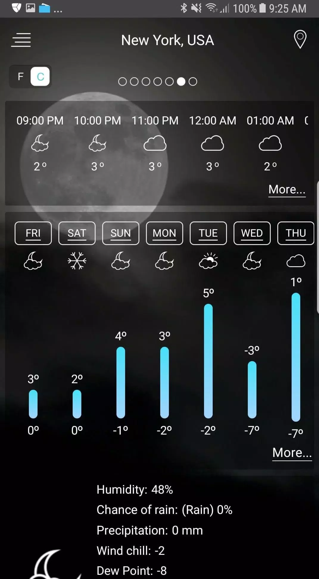 Weather app Captura de tela 1