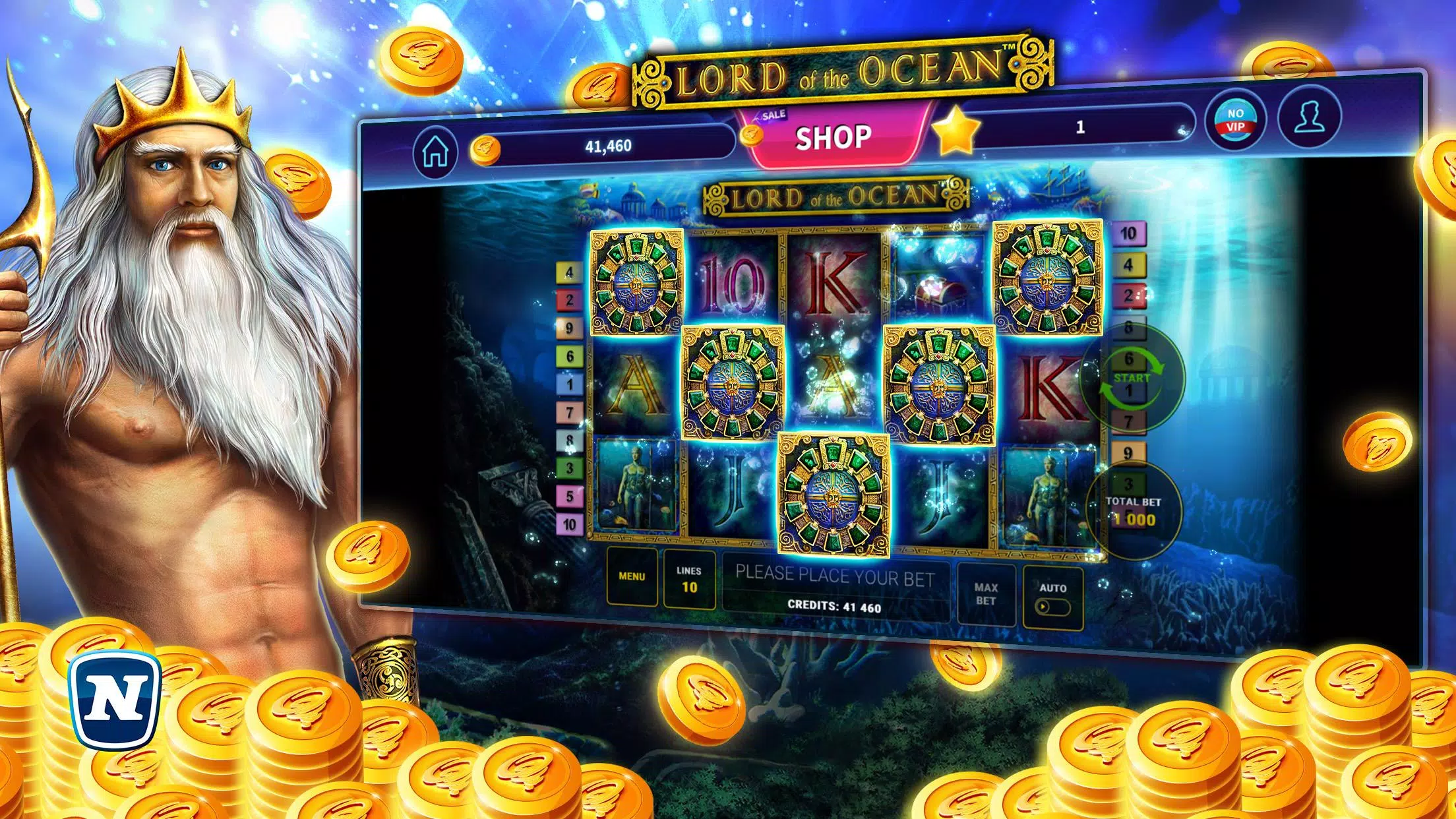 Lord of the Ocean™ Slot Ekran Görüntüsü 0