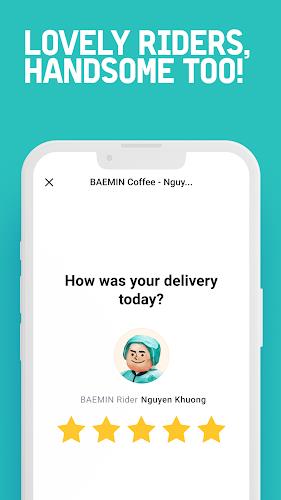 BAEMIN - Food delivery app Tangkapan skrin 1