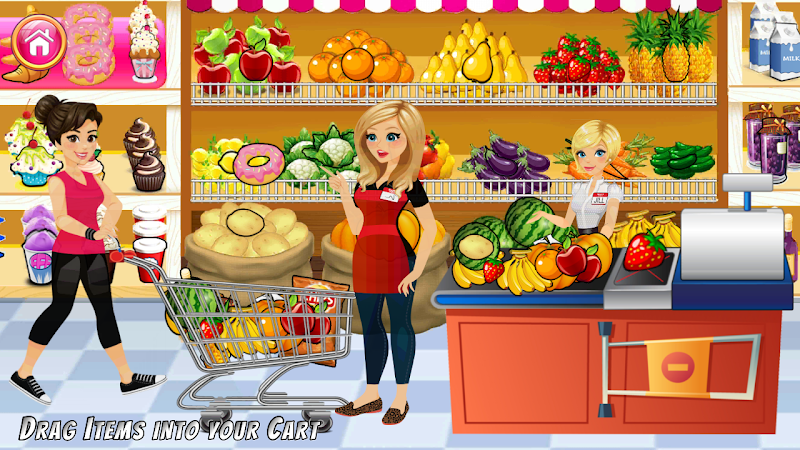 Supermarket Shopping Mall Game Ảnh chụp màn hình 3