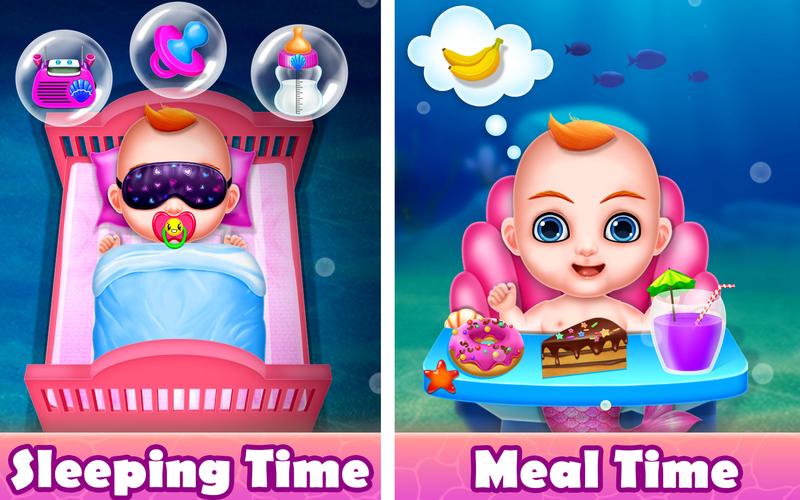 Mermaid Game: Newborn,Pregnant Ảnh chụp màn hình 2