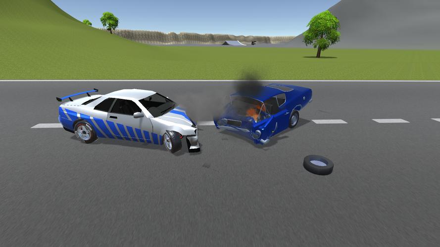 Car Crash Test and Stunts 3D Captura de tela 0