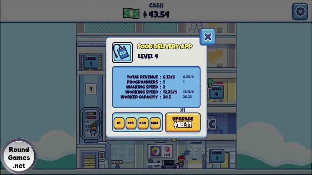 Idle Startup Tycoon ဖန်သားပြင်ဓာတ်ပုံ 2