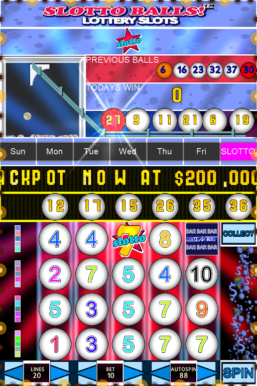 Slotto Balls™ Lottery Fruit Machine 스크린샷 1