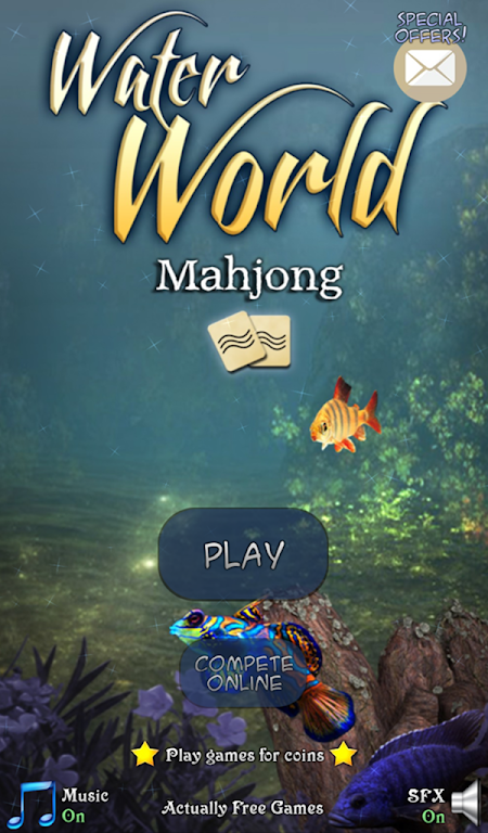 Hidden Mahjong: Underwater World स्क्रीनशॉट 0