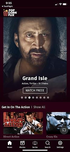 Schermata Popcornflix™ – Movies & TV 0