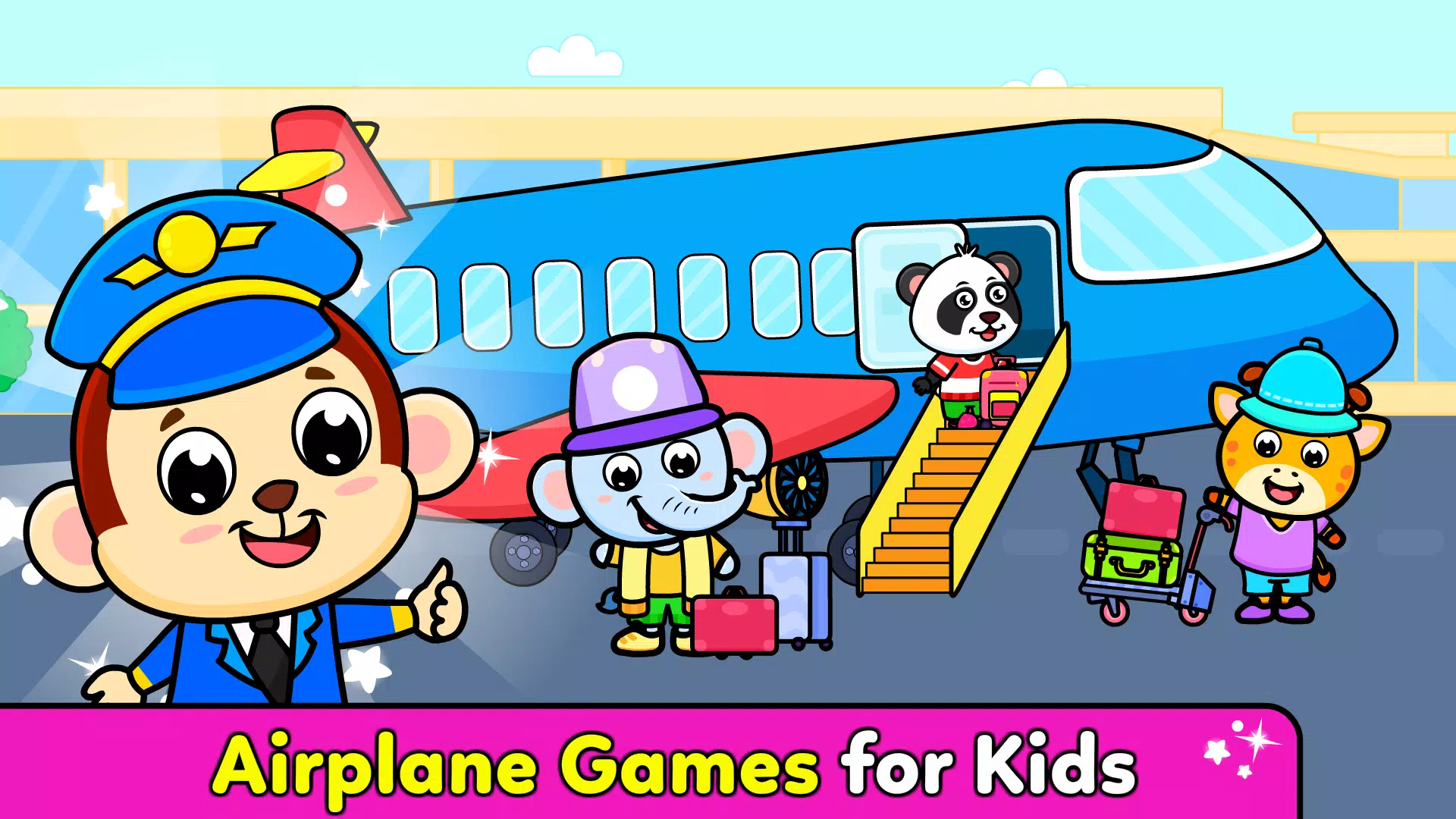 Timpy Airplane Games for Kids Captura de tela 0