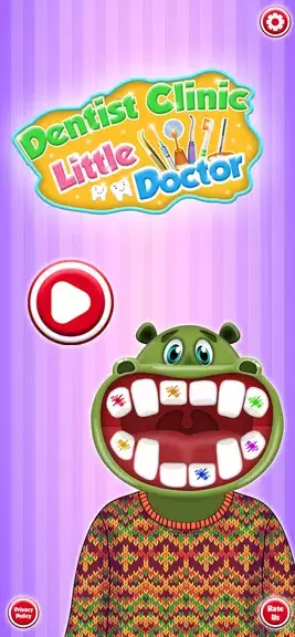 Hippo's Doctor : Dentist Games Ảnh chụp màn hình 2