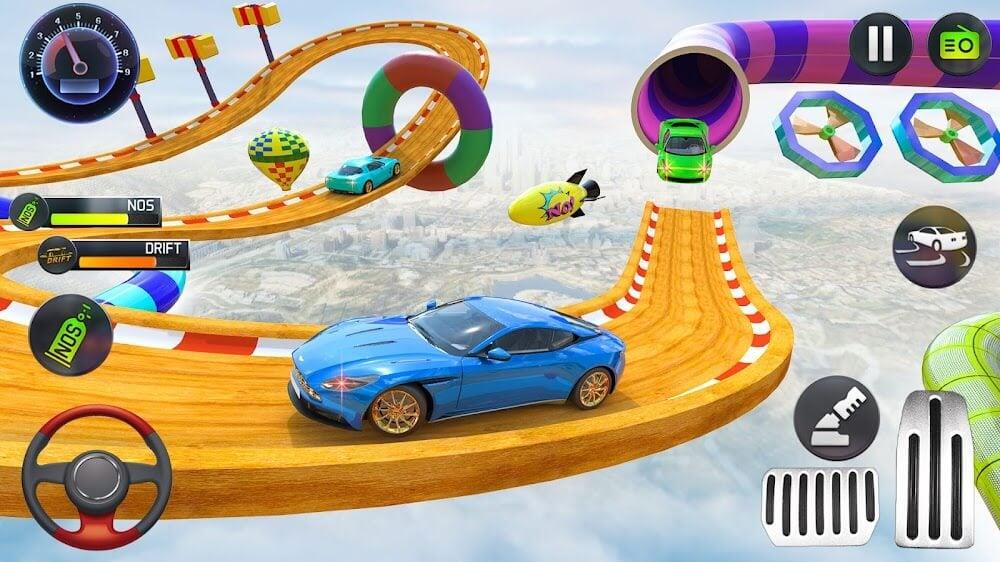 Mega Ramp Car Stunts Race スクリーンショット 2