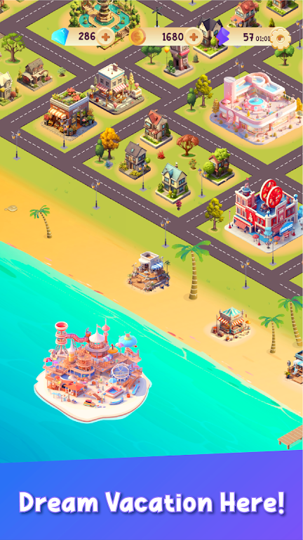 Merge Island - Dream Town Game Скриншот 3