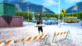 Doberman Dog Simulator Tangkapan skrin 3