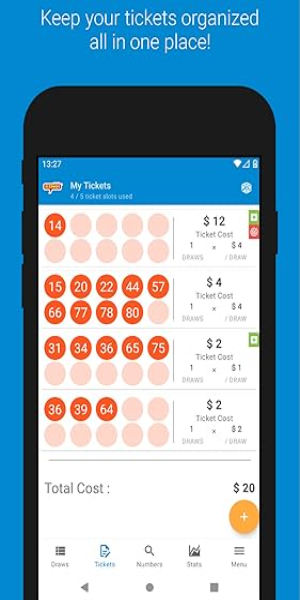 Georgia Lottery Keno : GA Live Results & Tickets स्क्रीनशॉट 1