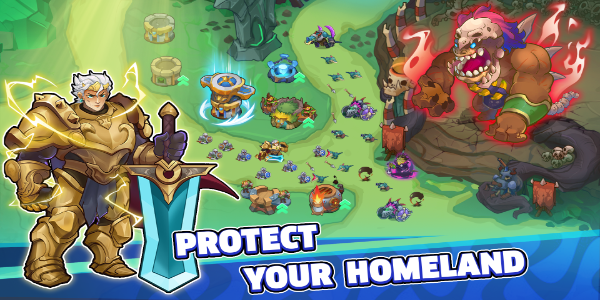 King Of Defense III: TD game ภาพหน้าจอ 1