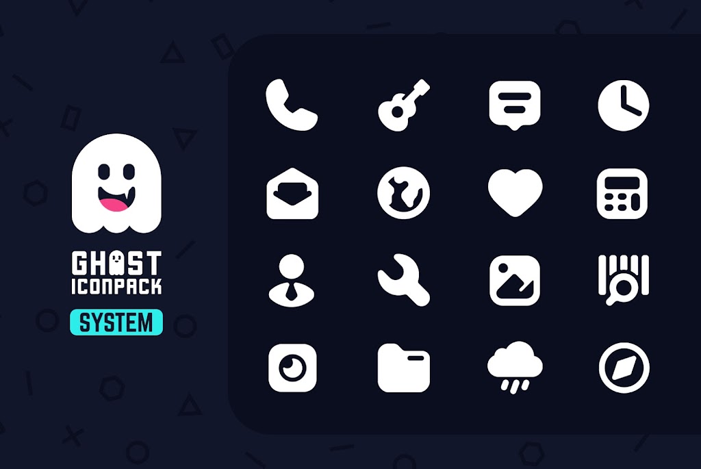 Ghost Icon Pack Mod ภาพหน้าจอ 0