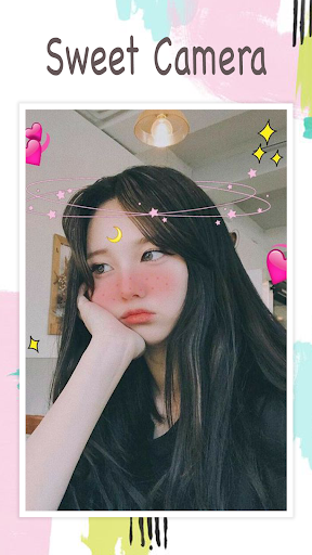 Live face sticker sweet camera Ảnh chụp màn hình 0