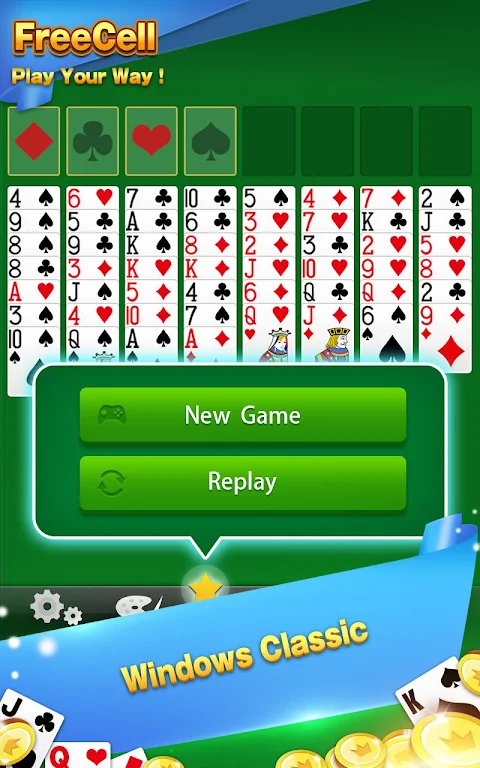 Solitaire - FreeCell Card Game ภาพหน้าจอ 3