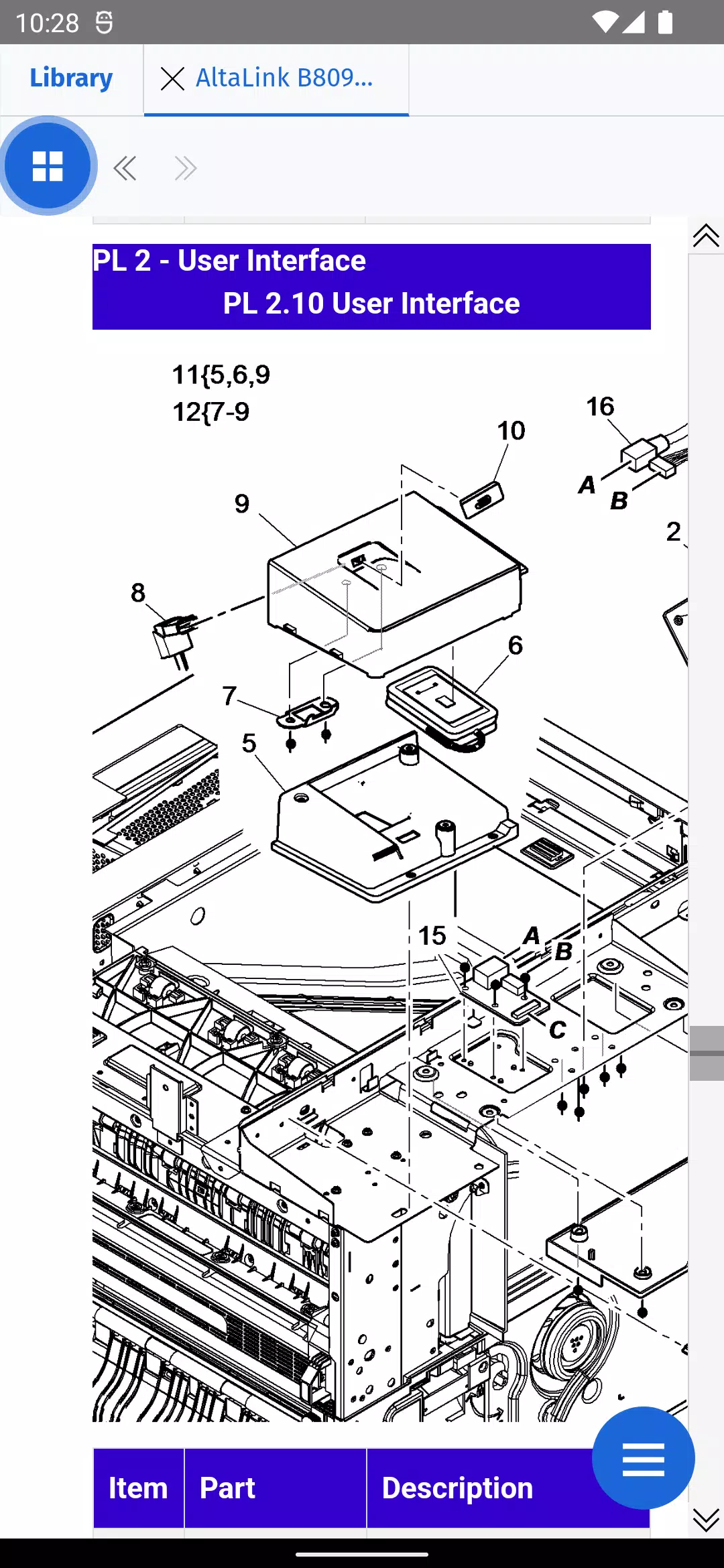 Schermata proLibro for Xerox 2