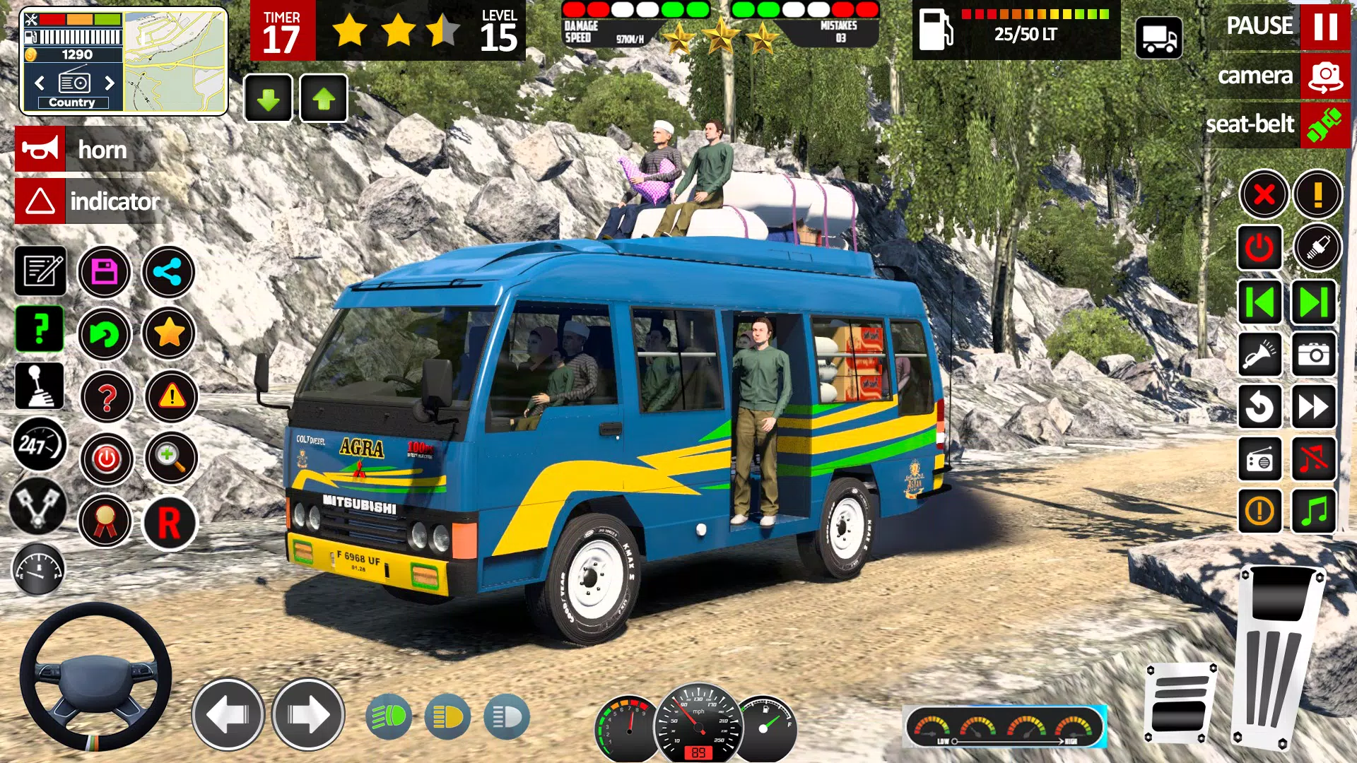 Real Mini Coach: Bus Game 3D Ảnh chụp màn hình 2