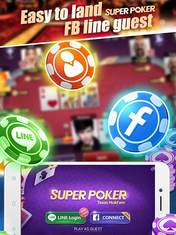 Super Texas Poker--Best Free Texas Hold'em poker Schermafbeelding 2