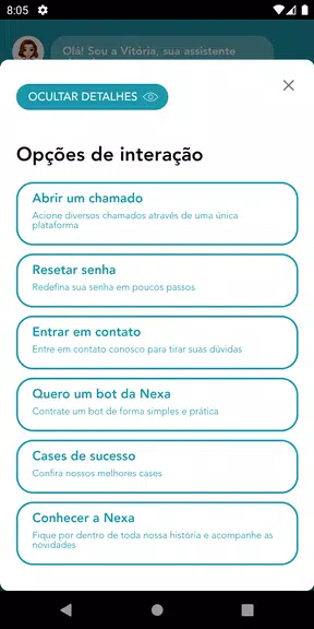 Vitória - Assistente Virtual N स्क्रीनशॉट 2