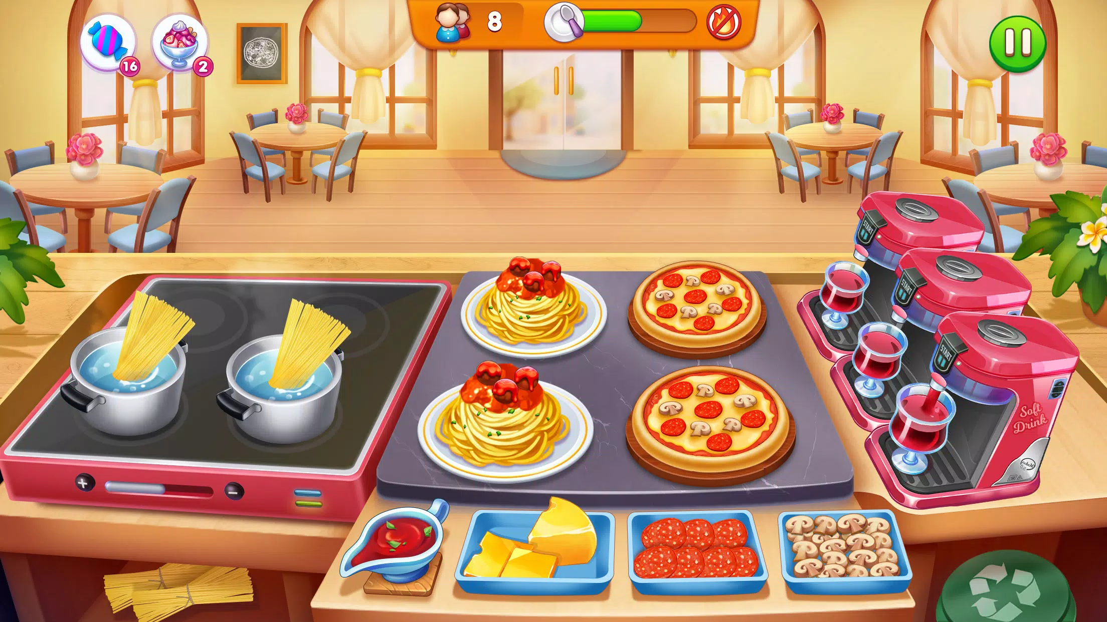 Cooking Restaurant Food Games ภาพหน้าจอ 1