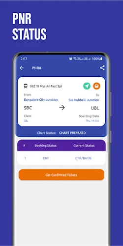 Mobile IRCTC Ticket Booking Capture d'écran 1