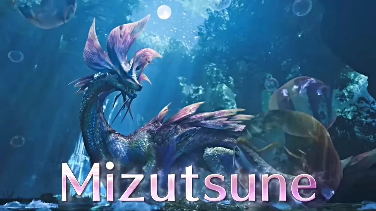 Mizutsune revealed in launch trailer for Monster Hunter Wilds