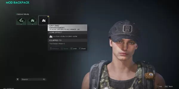 Once Human Gear Customization