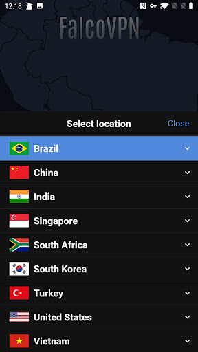 FalcoVPN Capture d'écran 3