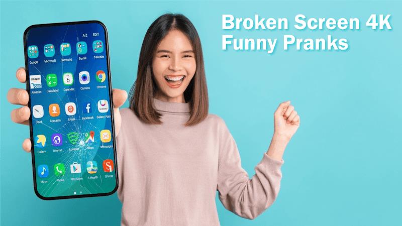 Broken Screen 4K Pranks Funny Captura de pantalla 3