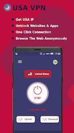 USA VPN -Safe Secure VPN Proxy スクリーンショット 0