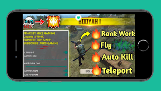 ffh4x mod menu for f fire স্ক্রিনশট 0